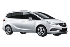 Car Hire Manchester - Vauxhall Zafira 5 + 2 - Minibus hire Manchester